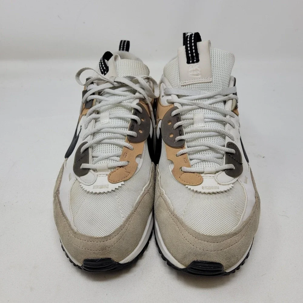 Nike Air Max 90 Futura Shoes Womens Size 10.5 White Running Sneakers‎ DM9922-002